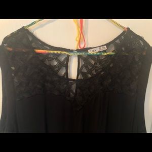 Dex, 4x, black with lace
